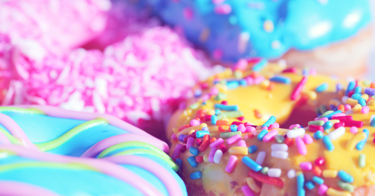 rainbow sprinkle doughnuts