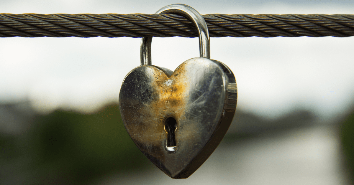 heart shaped lock